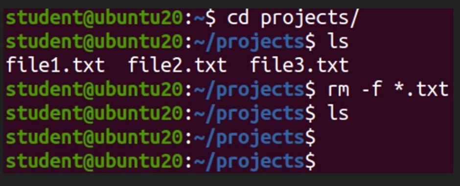 'Accidentally' deleting your files in the terminal.