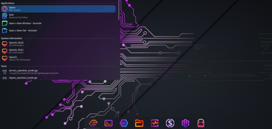 Opera Application launcher