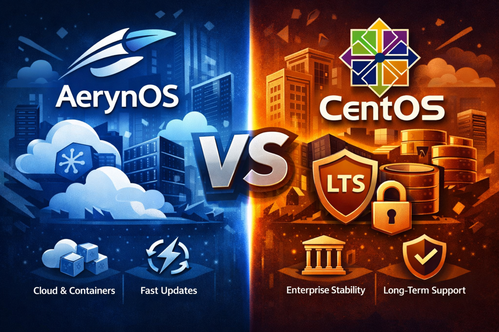 Discover The Key Differences Between AerynOS and CentOS for Success in 2026