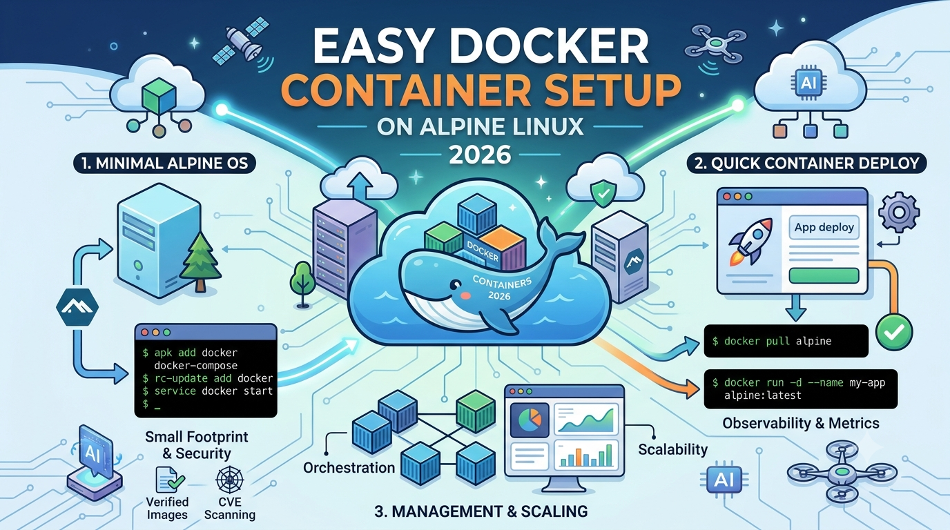 Docker Containers 2026: Easy Setup on Alpine Linux