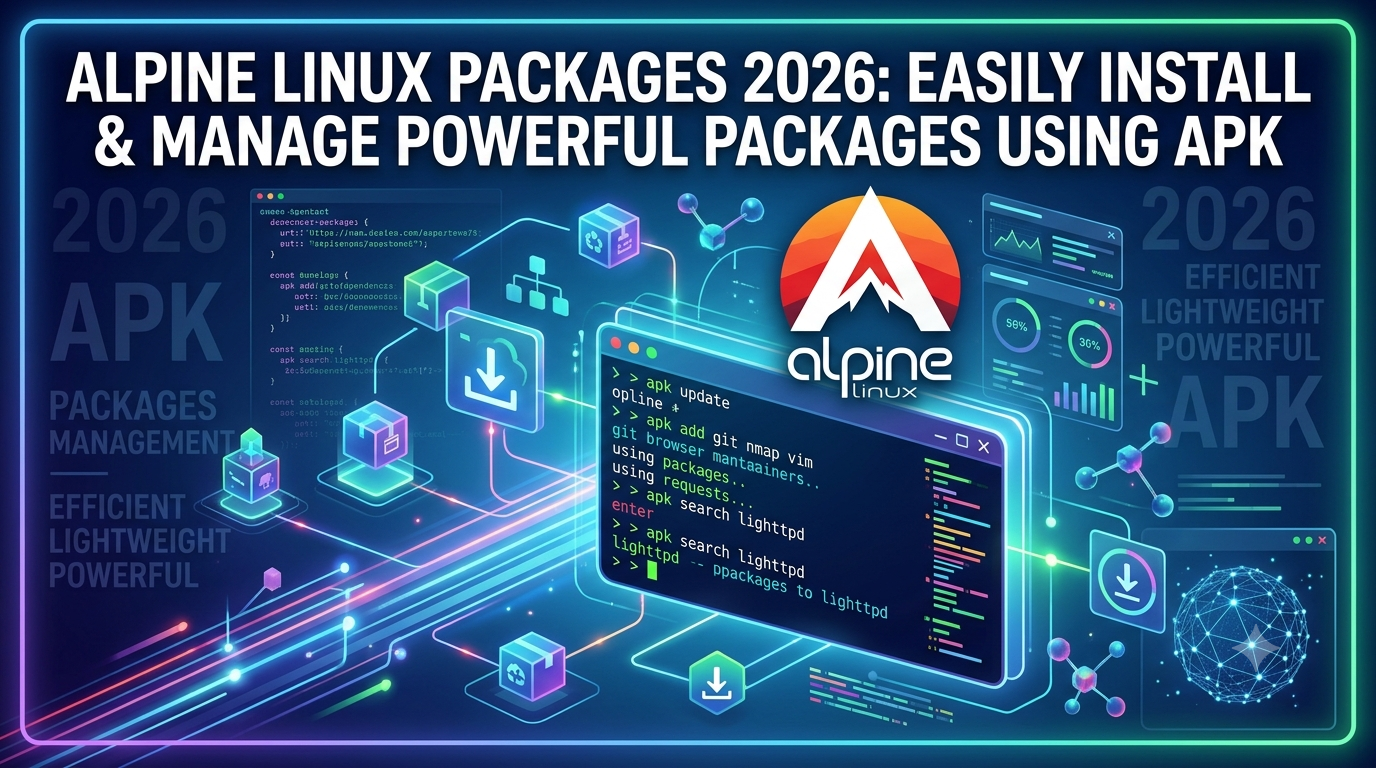 Alpine Linux Packages 2026: Easily Install & Manage Powerful Packages Using APK