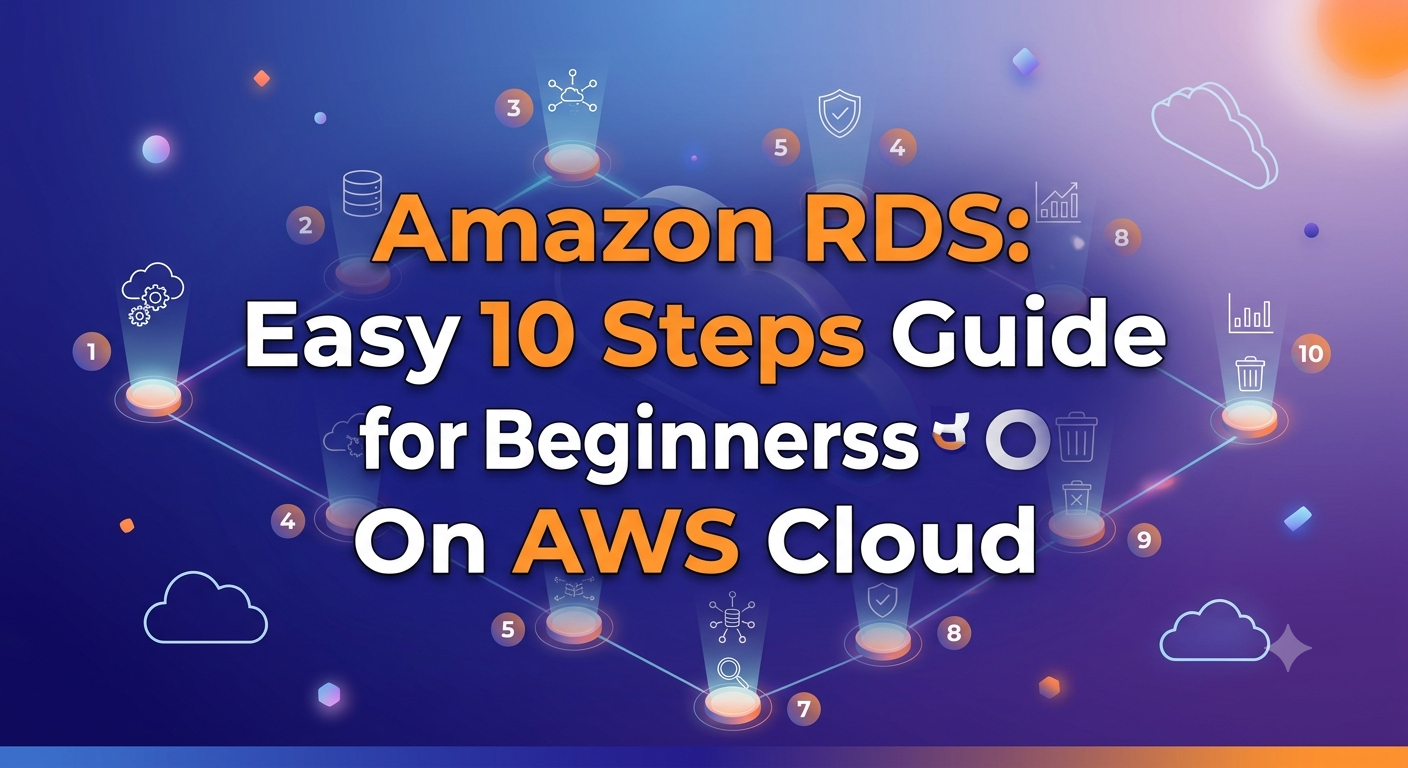 Amazon RDS: Easy 10 Steps Guide for Beginners On AWS Cloud